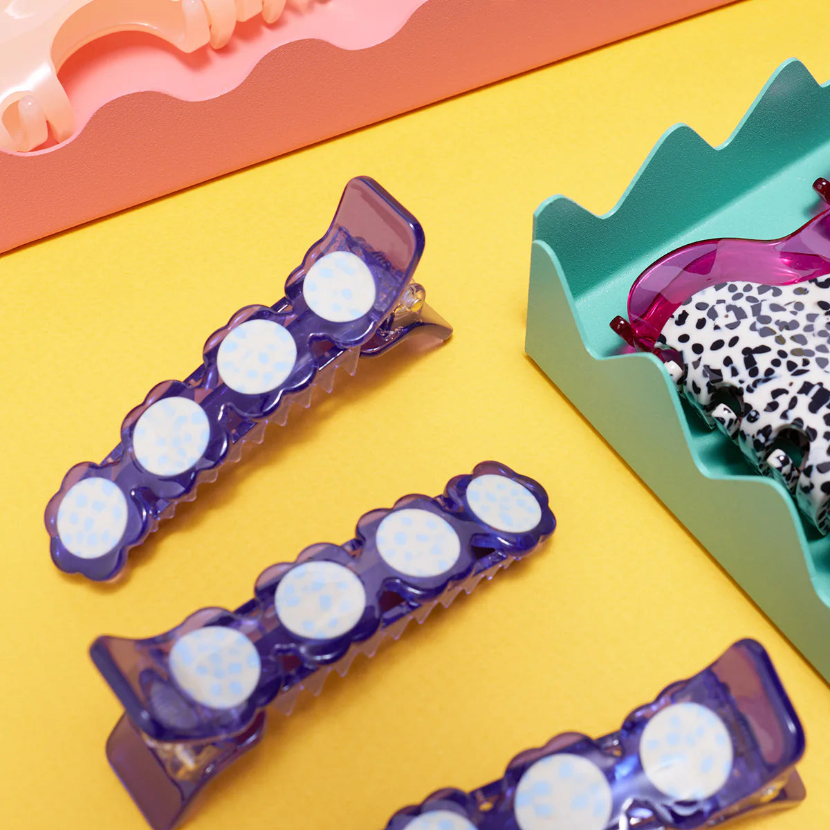 Winona Irene|Blueberry Alligator Clip
