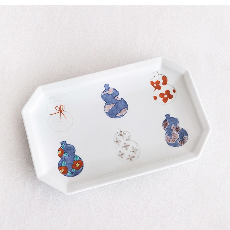 Six Gourd Rectangle Plate