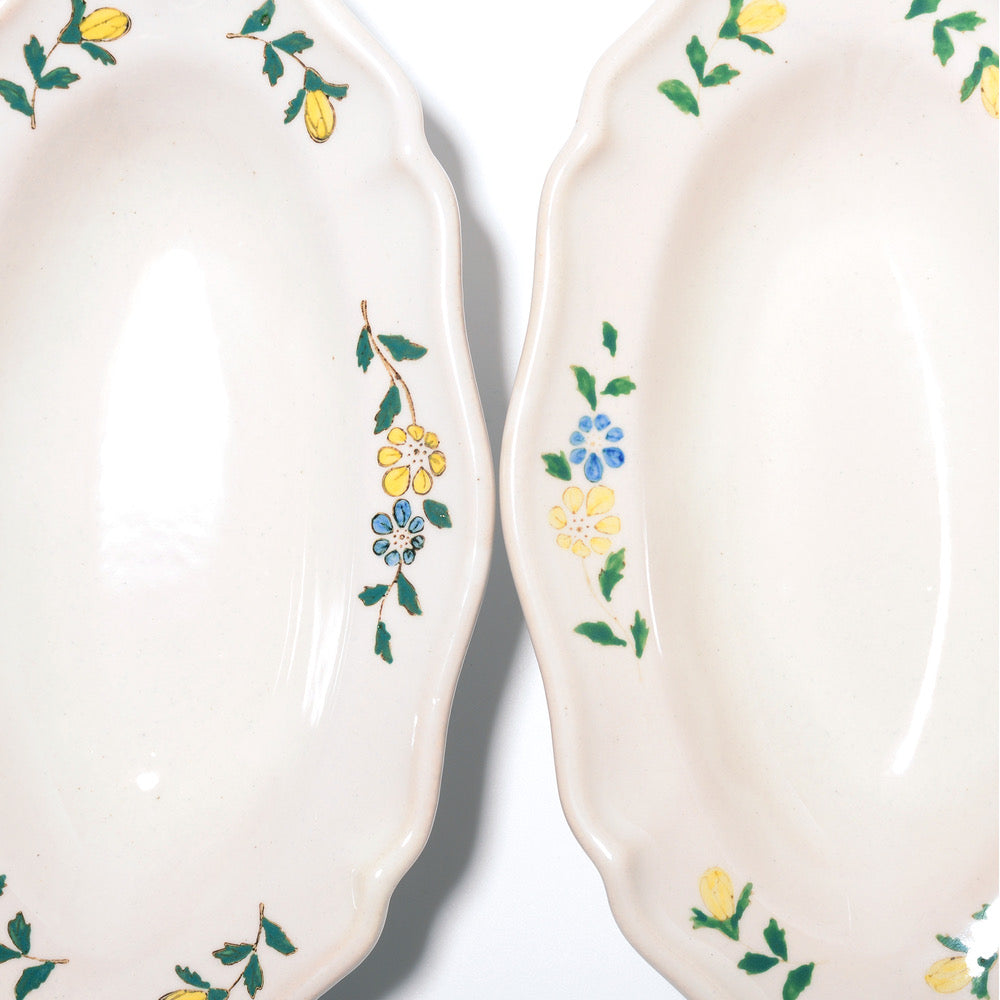Studio M' | Ravigote Flower Deep Oval Plate
