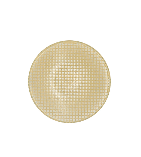 Eding | checky circle sauce plate