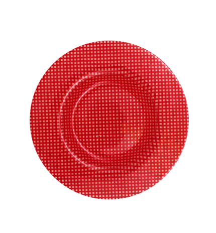 Eding | checky series dessert plate