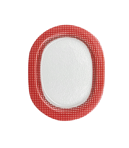 Eding | Checky Series oval plate