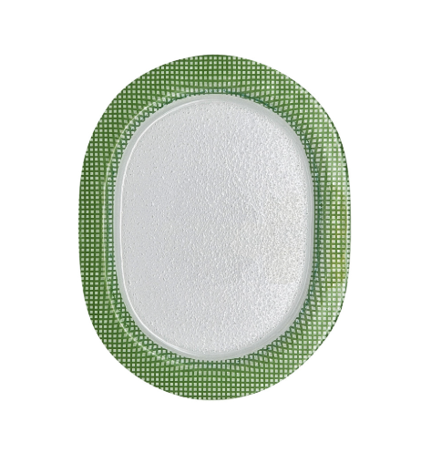 Eding | Checky Series oval plate