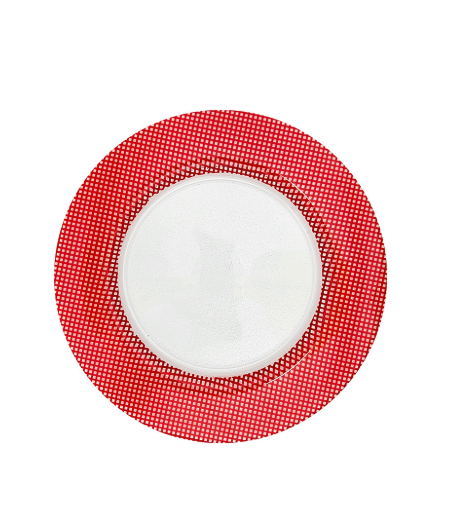 Eding | Checky Series dinner plate