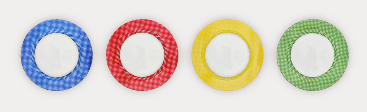 Eding | Checky Series dinner plate