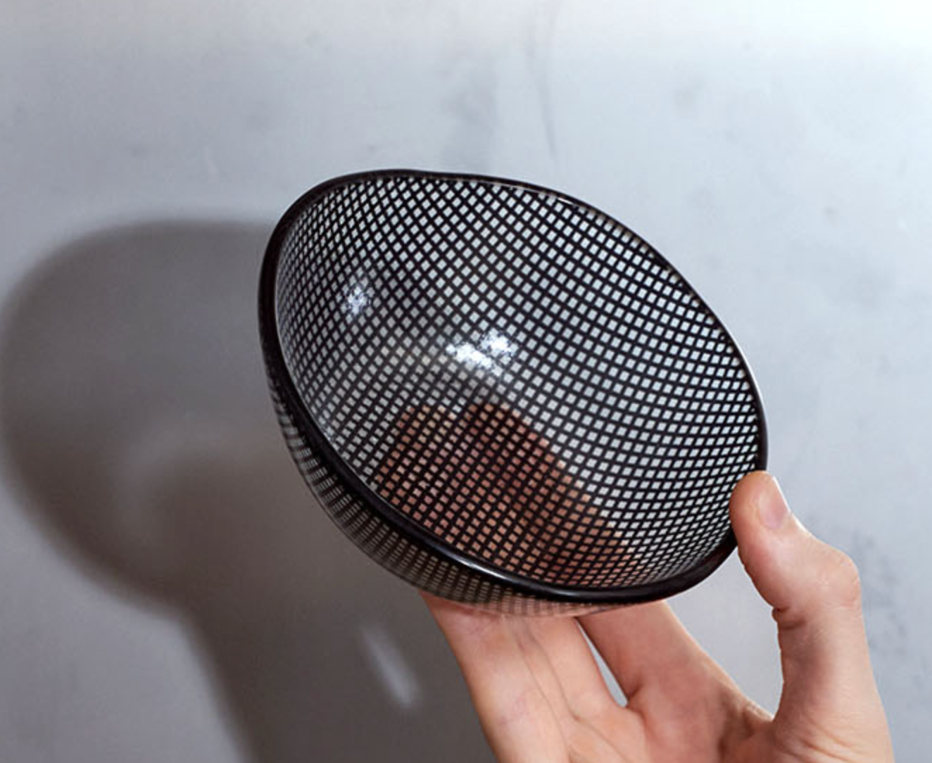 Eding | Checky Series black&white yogurt bowl