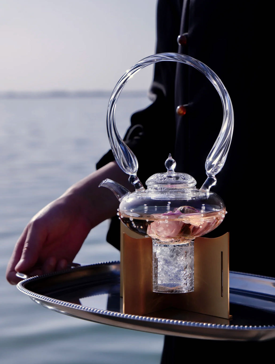 Shiqing Glassware Tea Warm Set with Coconut Wax refill
