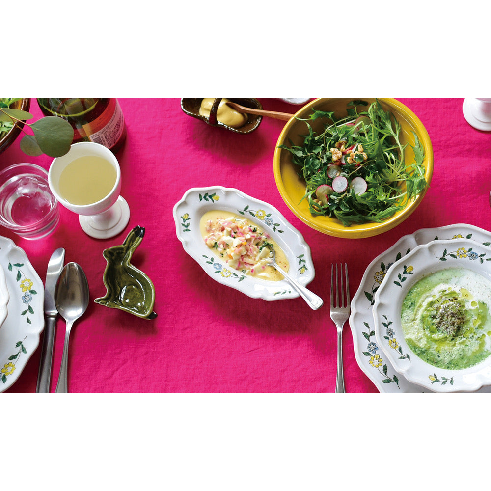 Studio M' | Ravigote Flower Deep Oval Plate