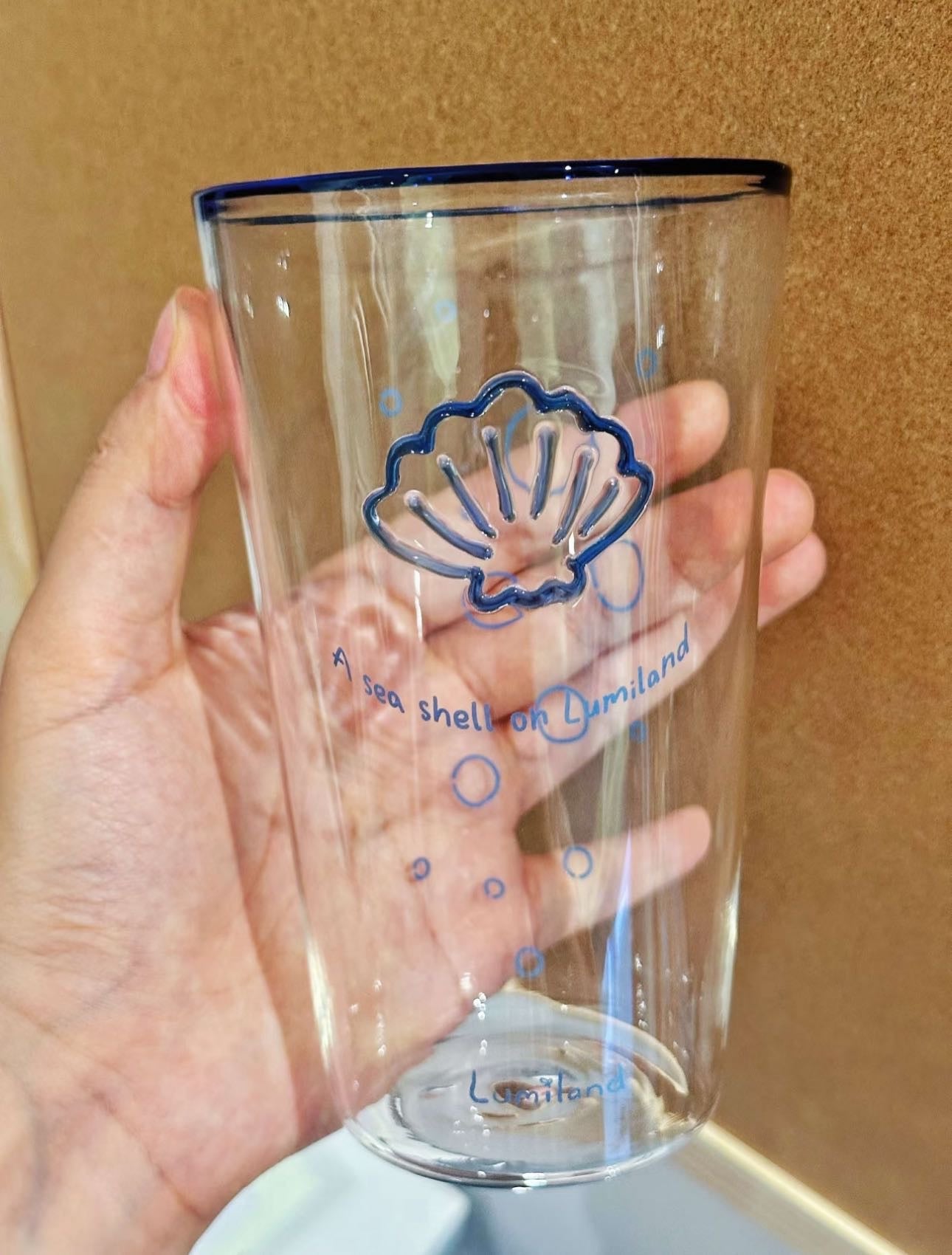 Lumiland|Blue Shell High Glass Cup