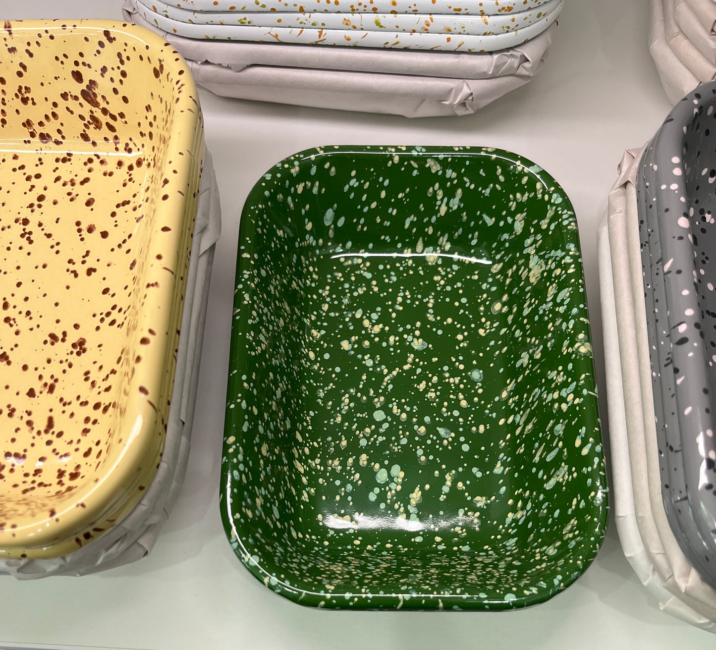 Eding | Milkyway Enamelware Small Rectangle Tray