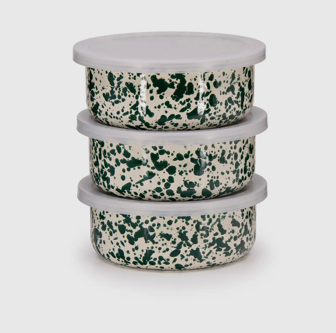 Crow Canyon | Splatter 13cm Storage Bowl with Lid (4 Colors)