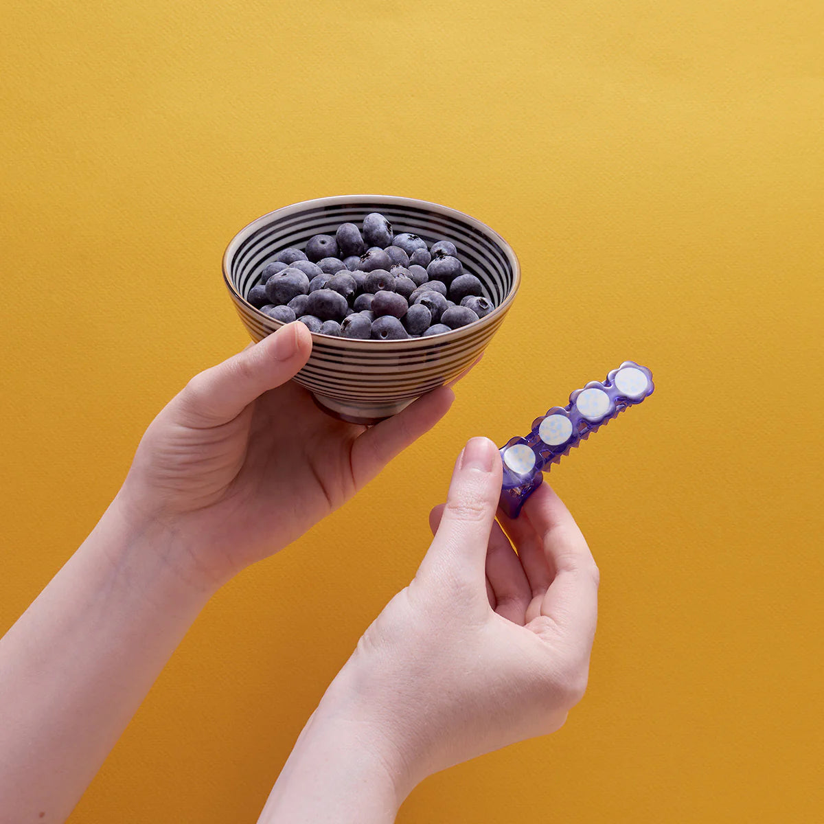 Winona Irene|Blueberry Alligator Clip