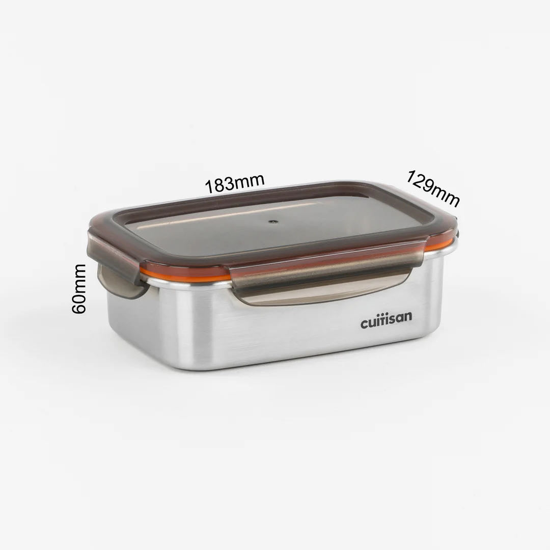 Cuitisan Stainless steel Microwavable Storage Box - Signature 680ml