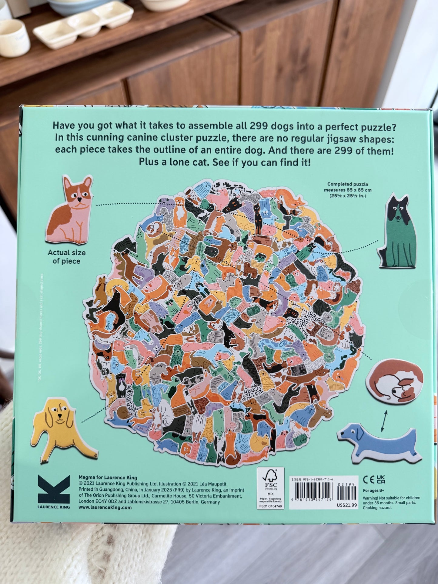 299 Dogs and a Cat 300 Piece Puzzle