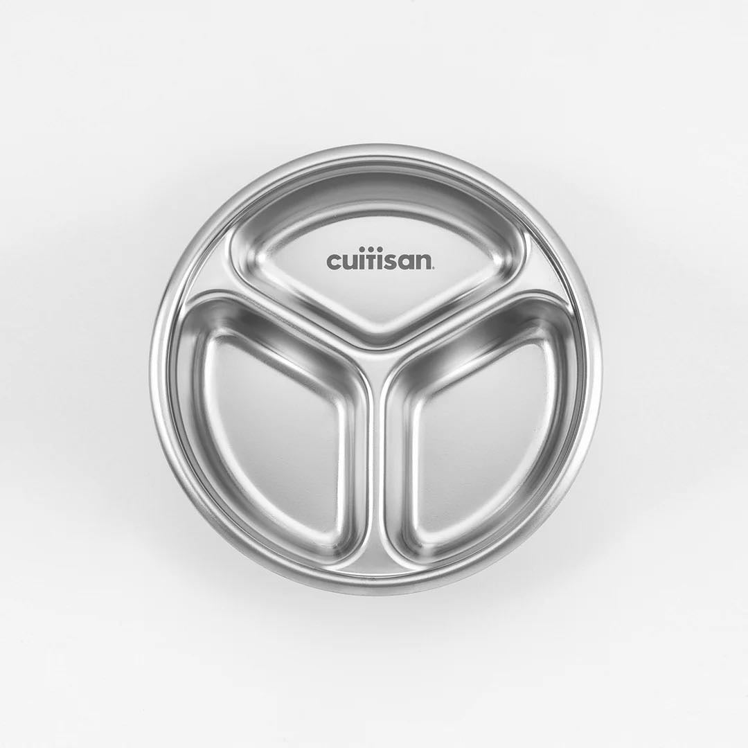 Cuitisan Stainless steel Microwavable Storage Box - Partition Round 280ml