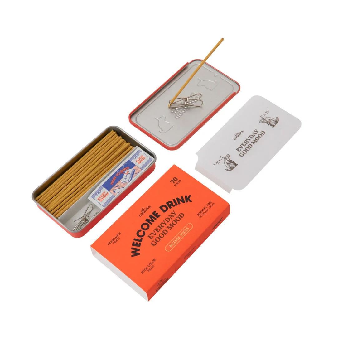 Collins|Incense(package of 70 sticks/5 scents)