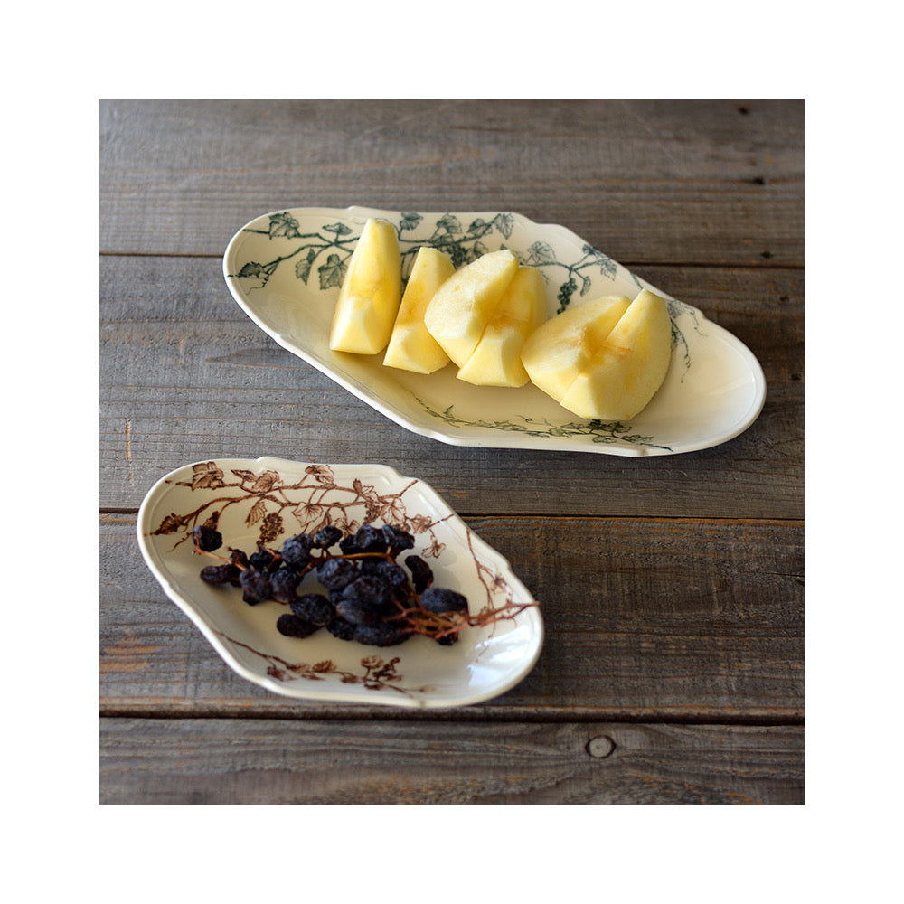 Studio M' | Vine Oval Plate - Small Purple