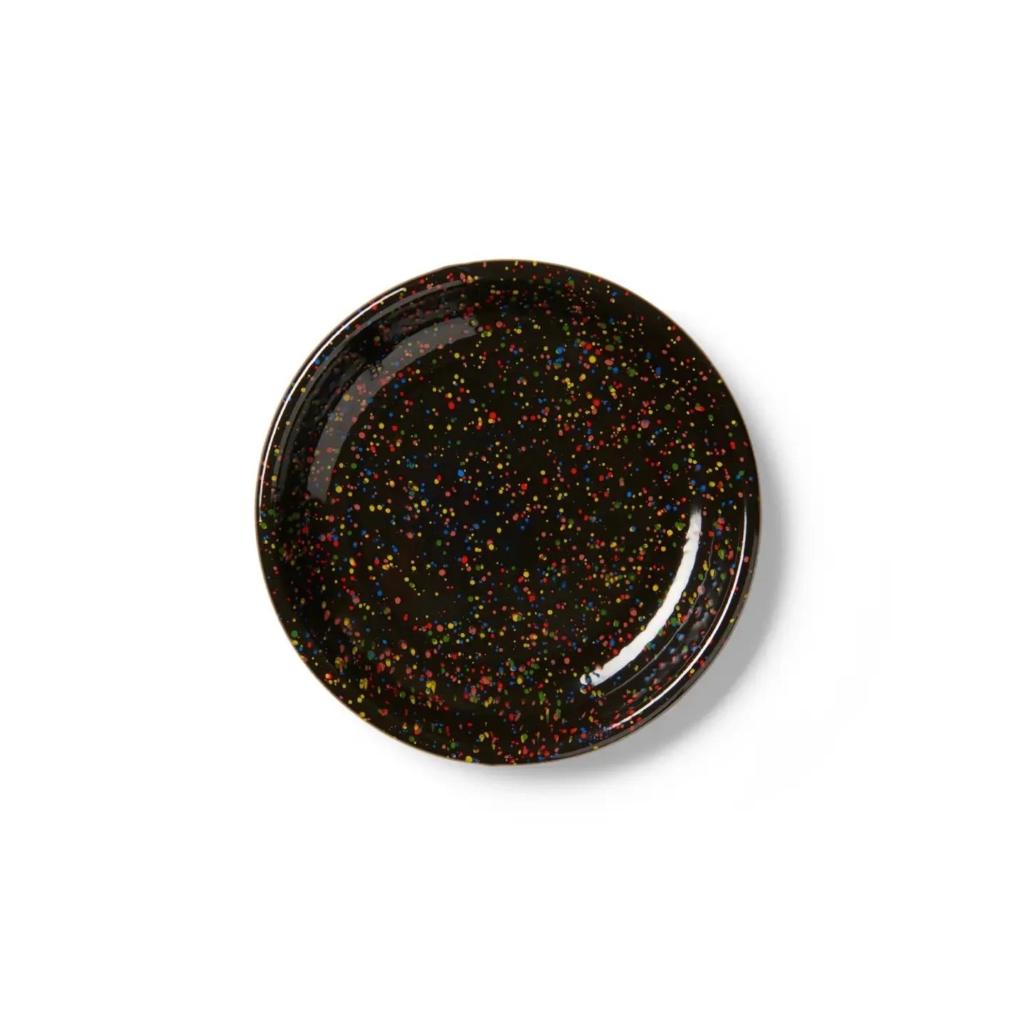 Crow Canyon | Rainbow Falls Salad Plate (White/Black)