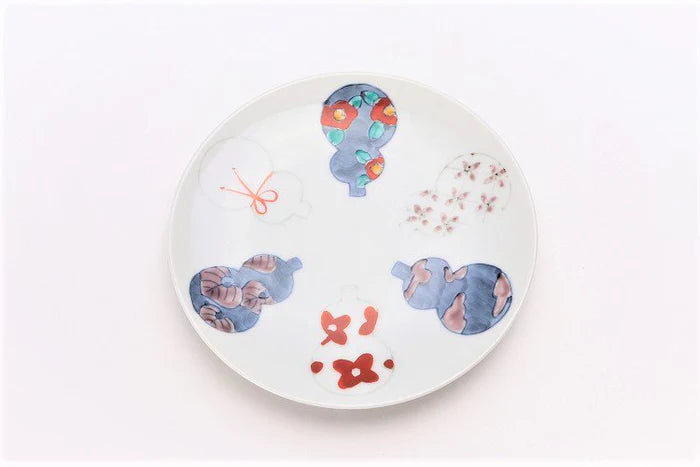 Six Gourd Round Plate