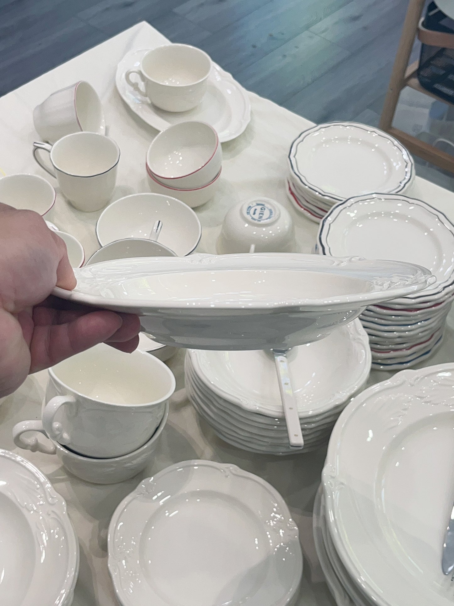 Gien Rocaille | Rim Soup Deep Plat