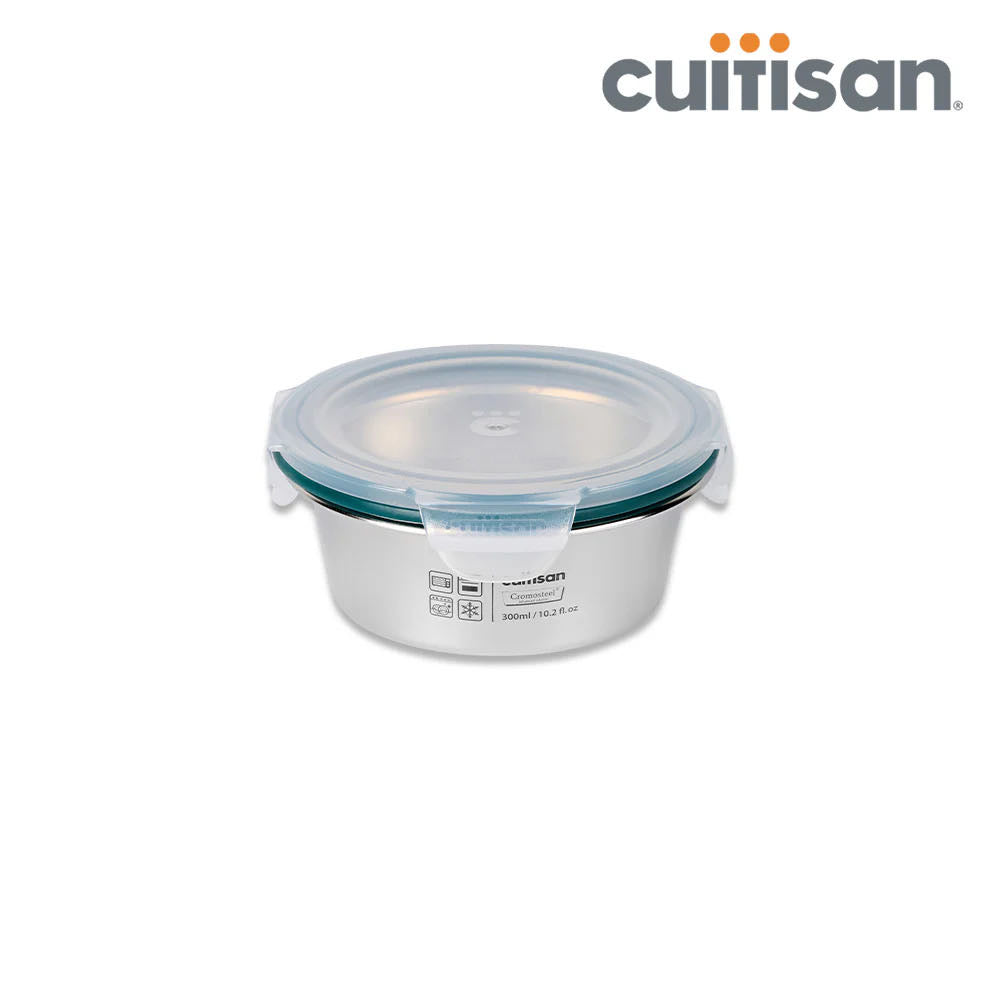 Cuitisan Stainless steel Microwavable Storage Box - Simple Round 300ml
