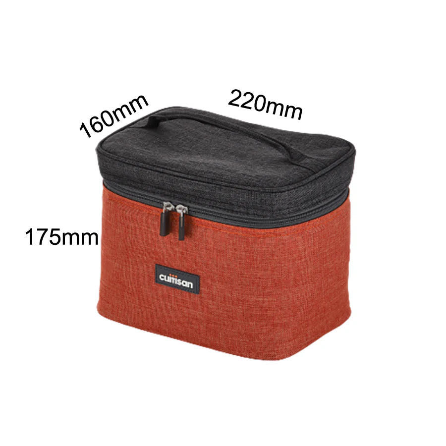 Cuitisan Stainless steel Microwavable Storage Box - To Go 2-in-1 Bag