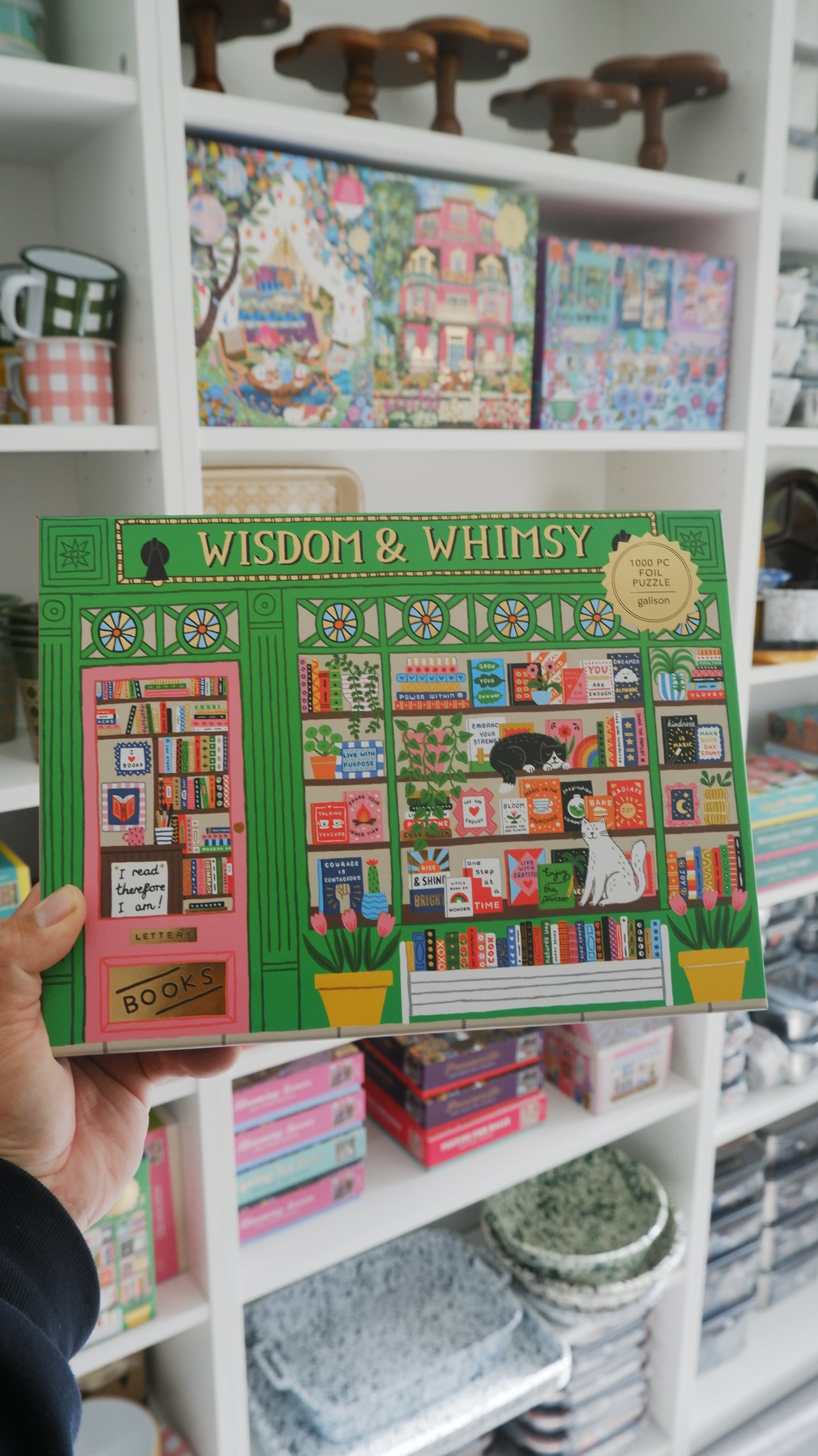Galison - Wisdom & Whimsy 1000 pcs Foil Puzzle