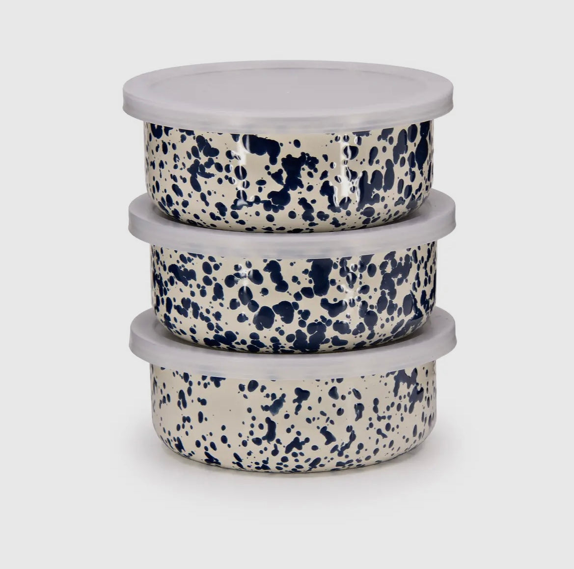Crow Canyon | Splatter 13cm Storage Bowl with Lid (4 Colors)
