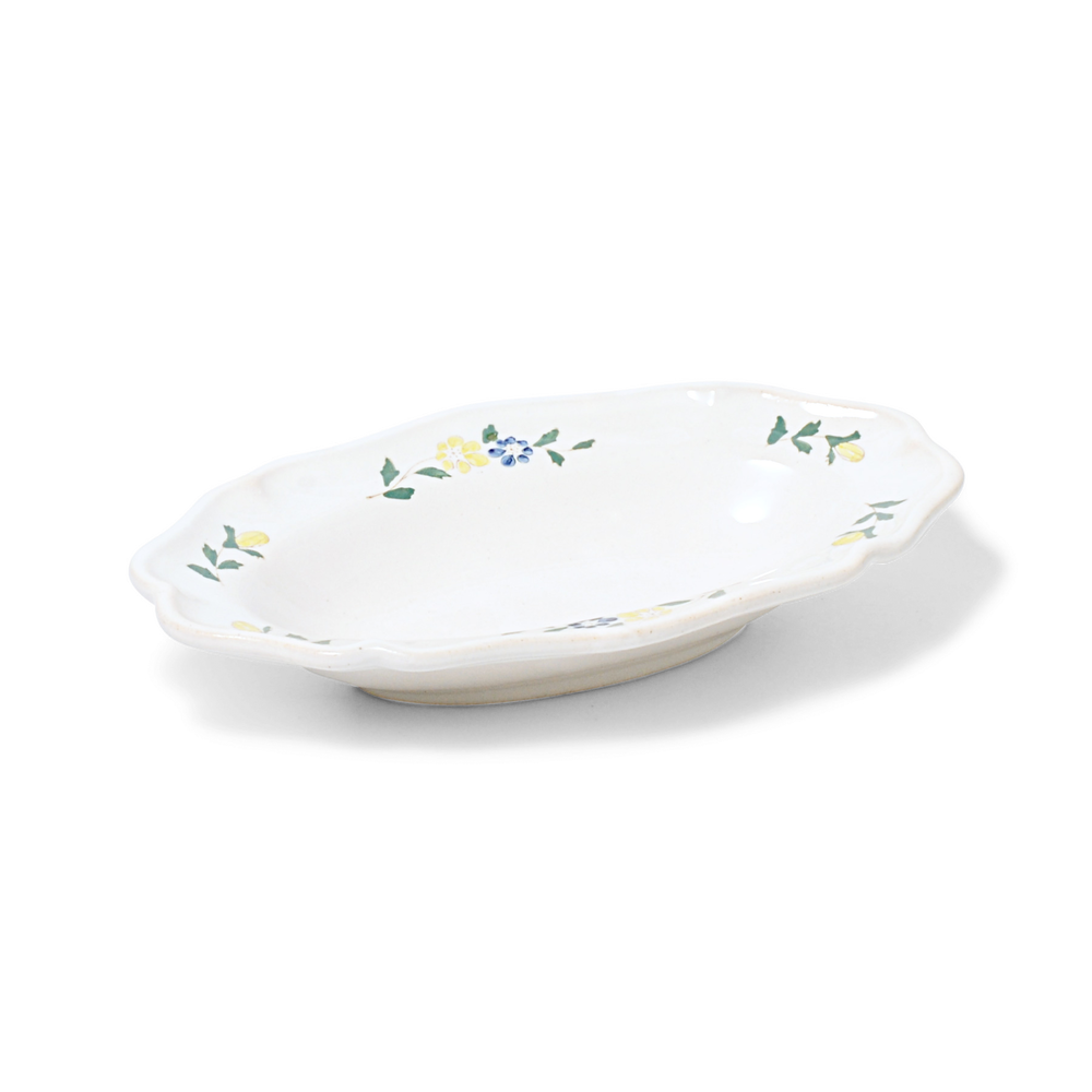 Studio M' | Ravigote Flower Deep Oval Plate