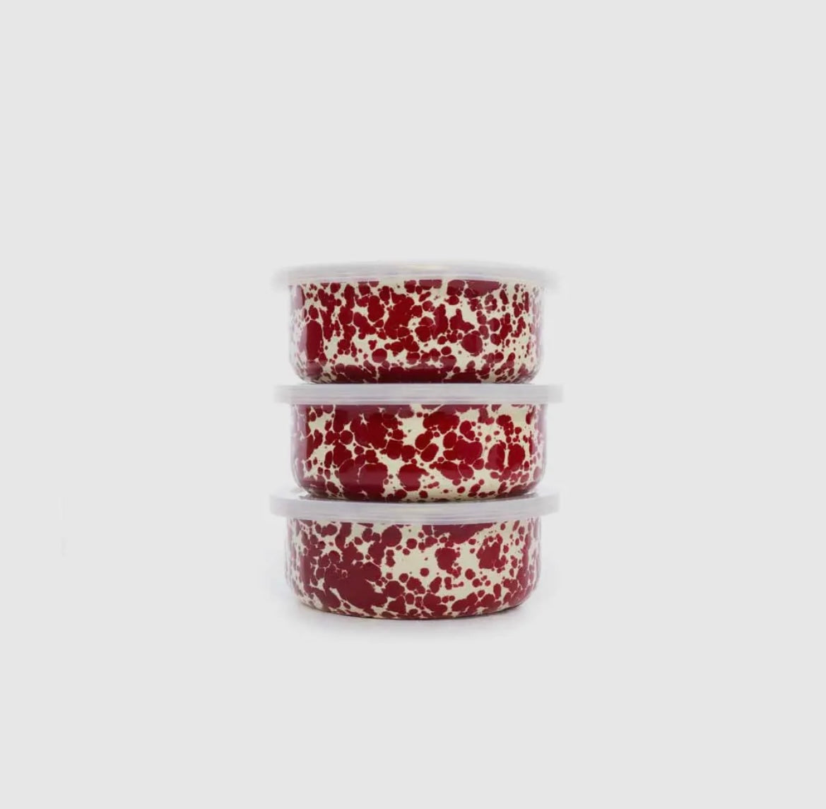 Crow Canyon | Splatter 13cm Storage Bowl with Lid (4 Colors)