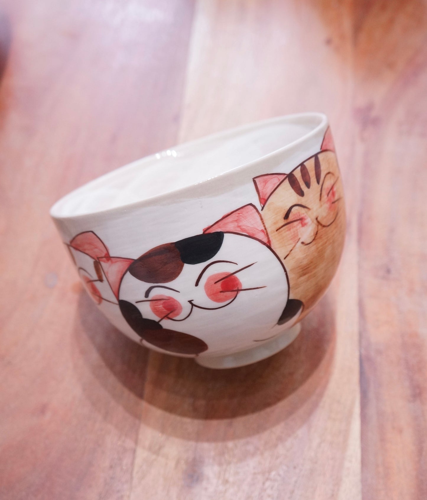 Hasami Ware Cat Large Donburi Bowl