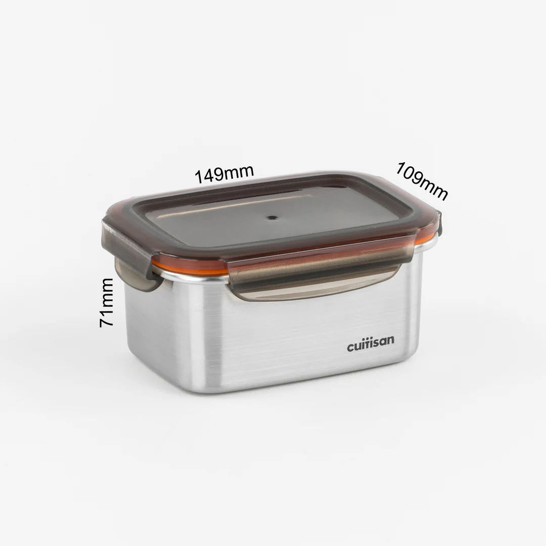 Cuitisan Stainless steel Microwavable Storage Box - Signature 350ml