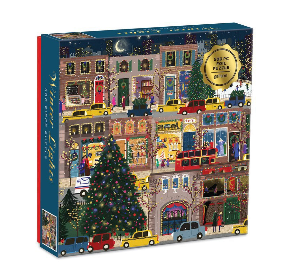 Galison - Winter Lights Foil 500pcs Puzzle