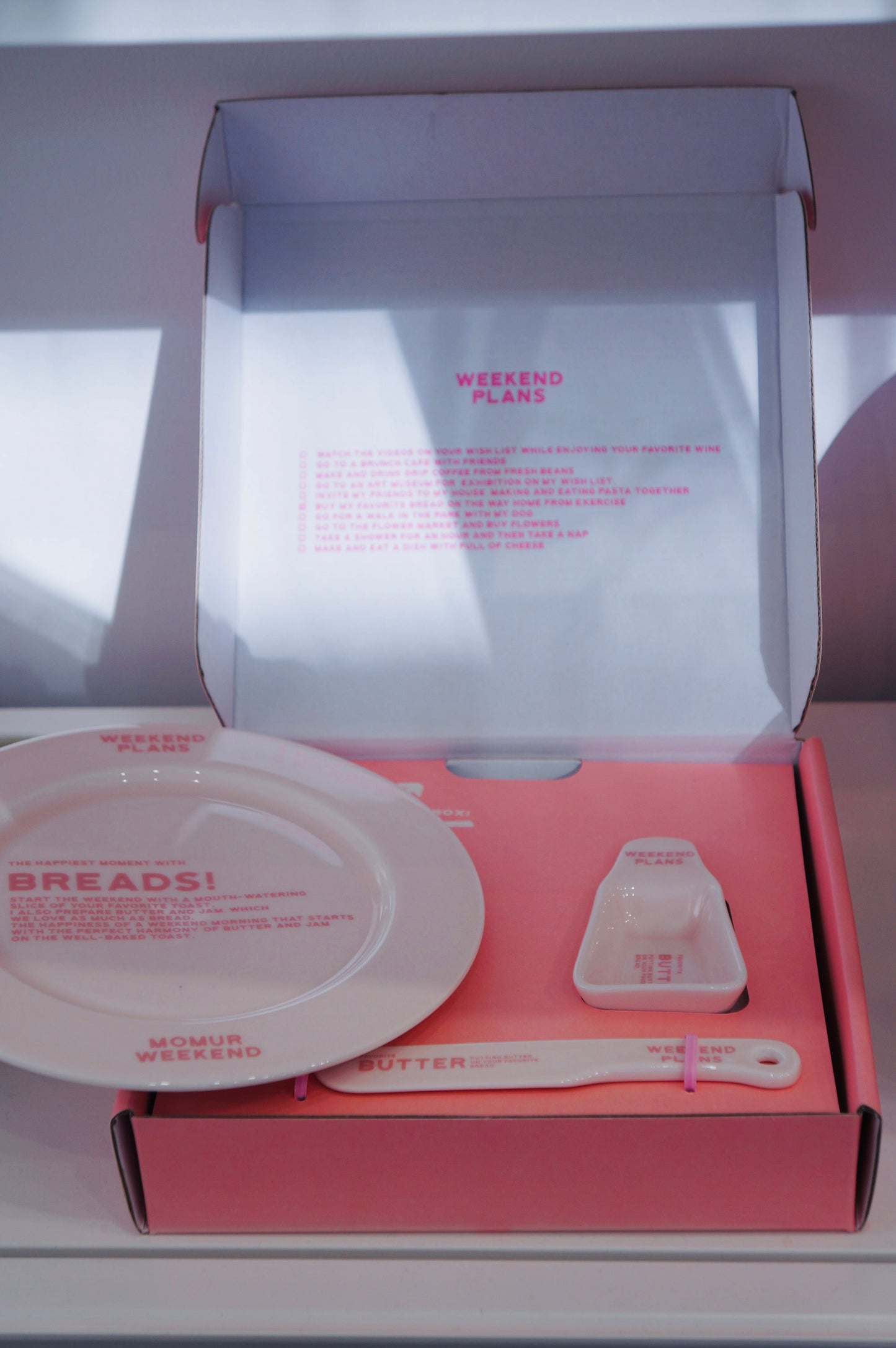 Momur | Weekend 5 Bread Plate Gift Set