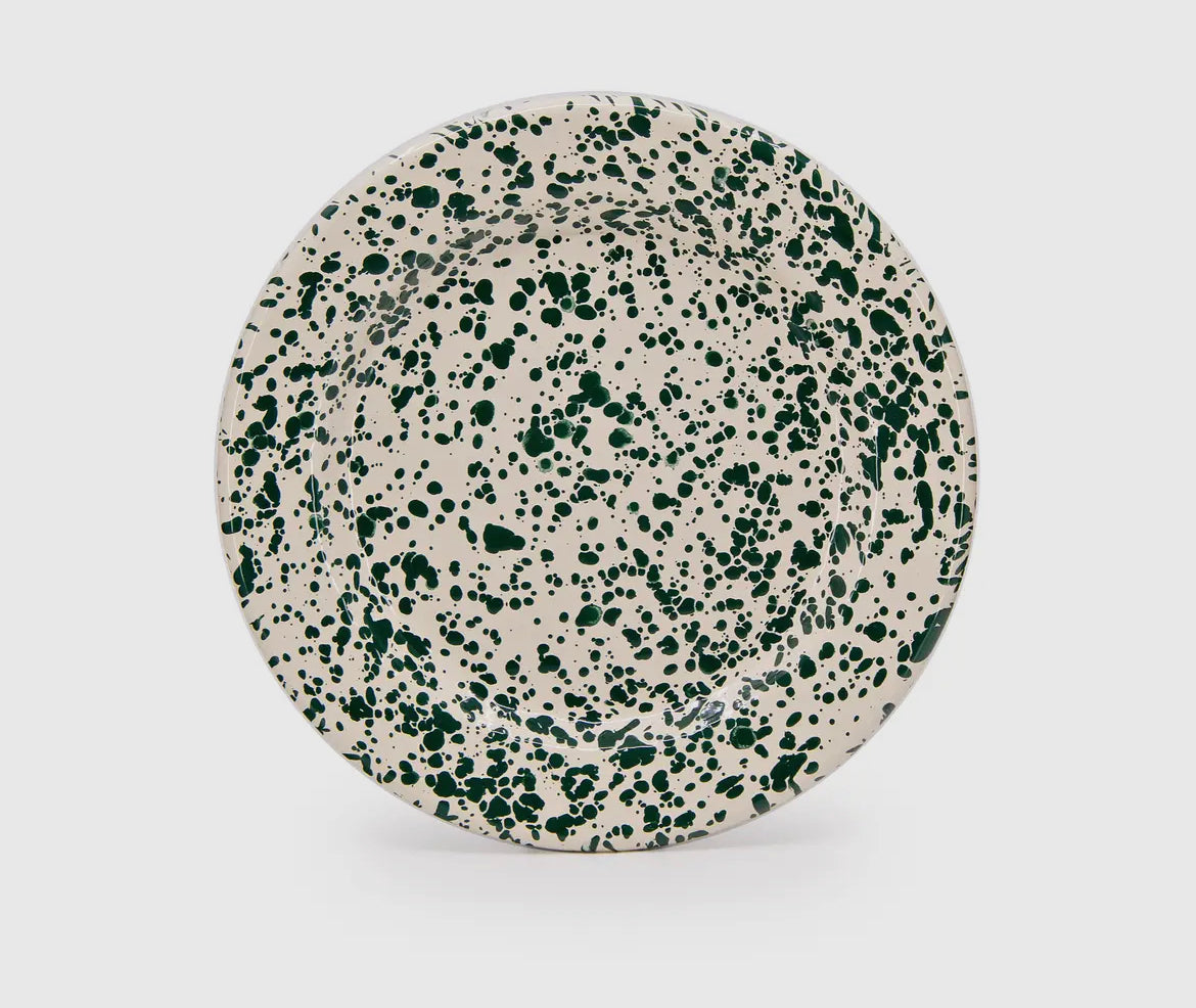 Crow Canyon | Splatter Series Coupe Salad Plate (5 Styles)