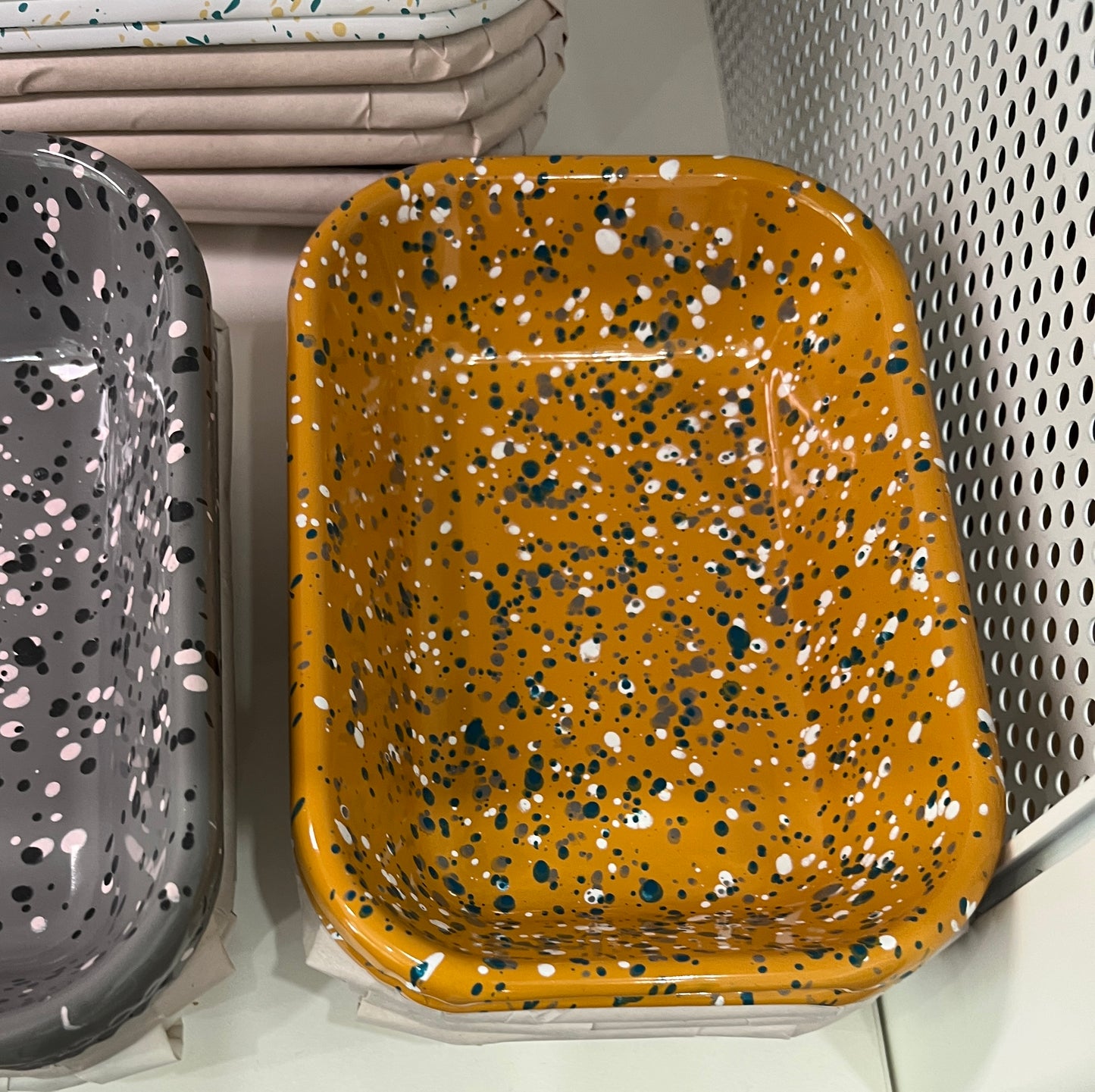 Eding | Milkyway Enamelware Small Rectangle Tray