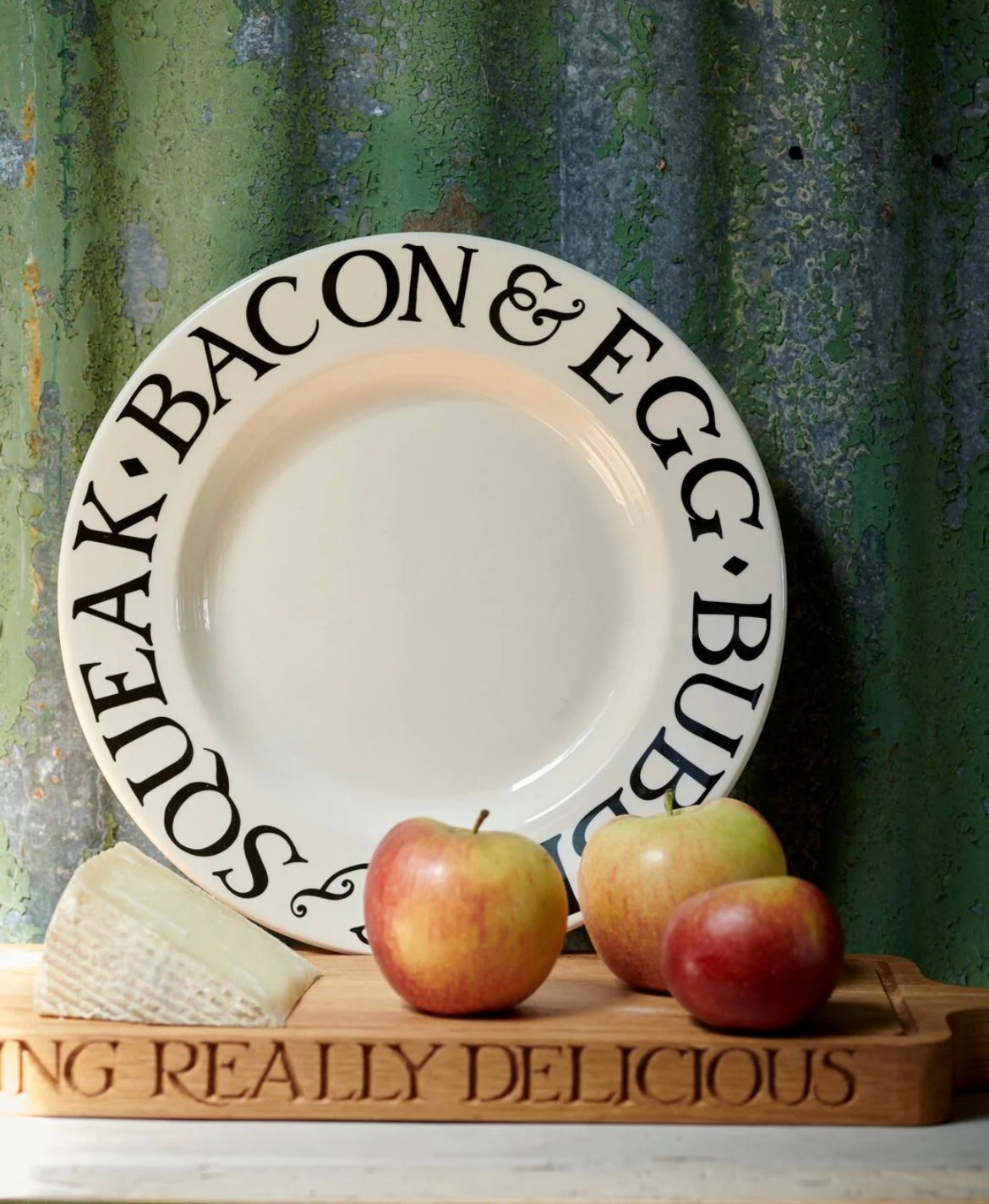 Emma Bridgewater | Black Toast 27cm Large Plate Bacon&Egg