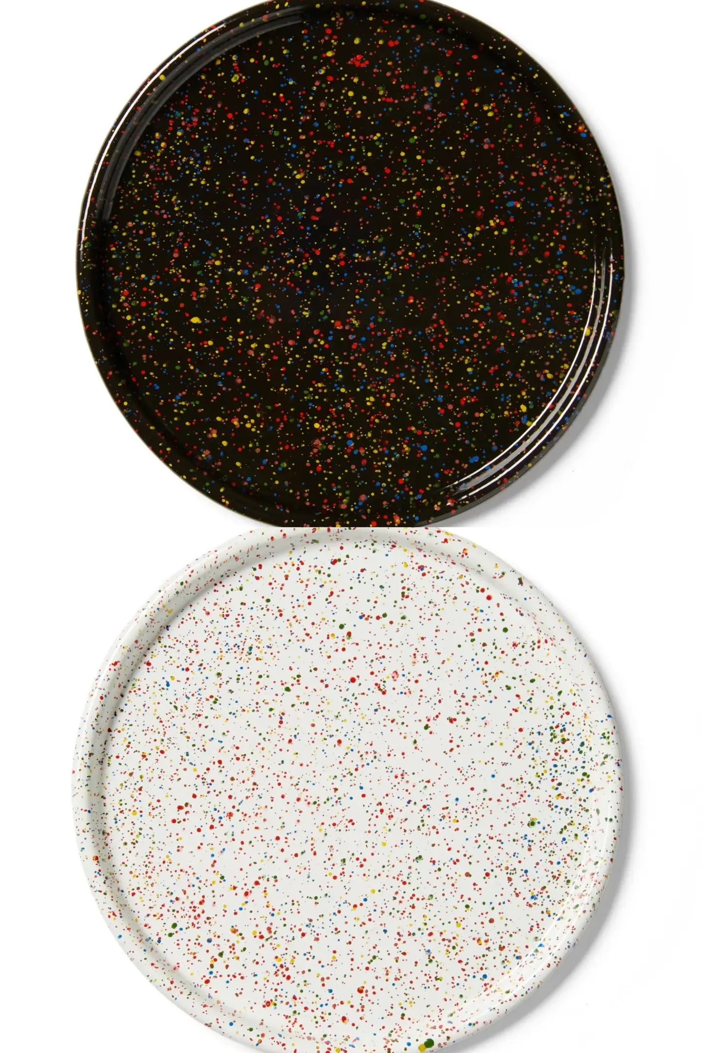 Crow Canyon | Rainbow Falls Dinner Plate (White/Black)