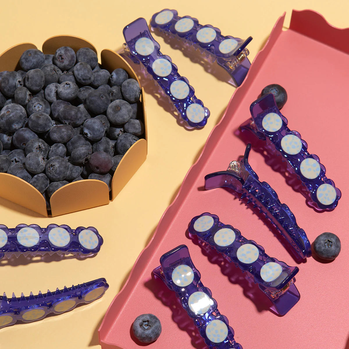 Winona Irene|Blueberry Alligator Clip