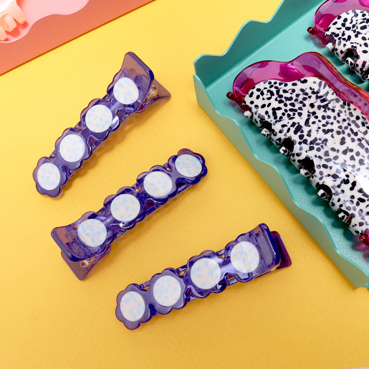 Winona Irene|Blueberry Alligator Clip