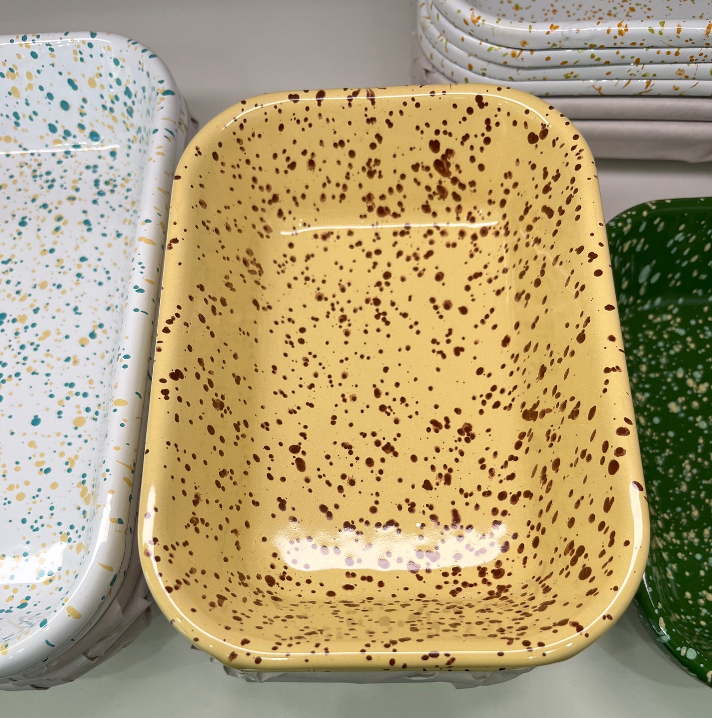 Eding | Milkyway Enamelware Small Rectangle Tray