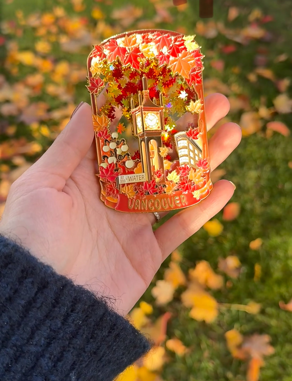 Limited Edition Vancouver Maple Leaf Fridge Magnet