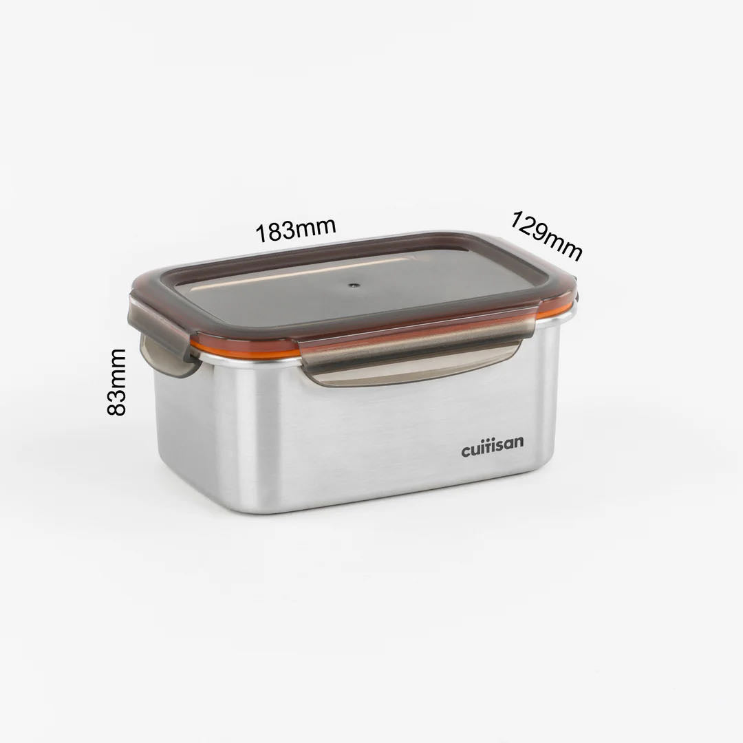 Cuitisan Stainless steel Microwavable Storage Box - Signature 1010ml