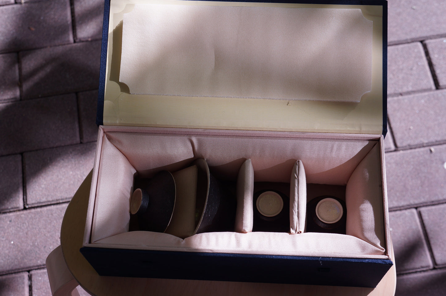 Jingdezhen | Yifangting | Zisu Glaze Eggshell Porcelain Gaiwan(Tureen)Gift Set