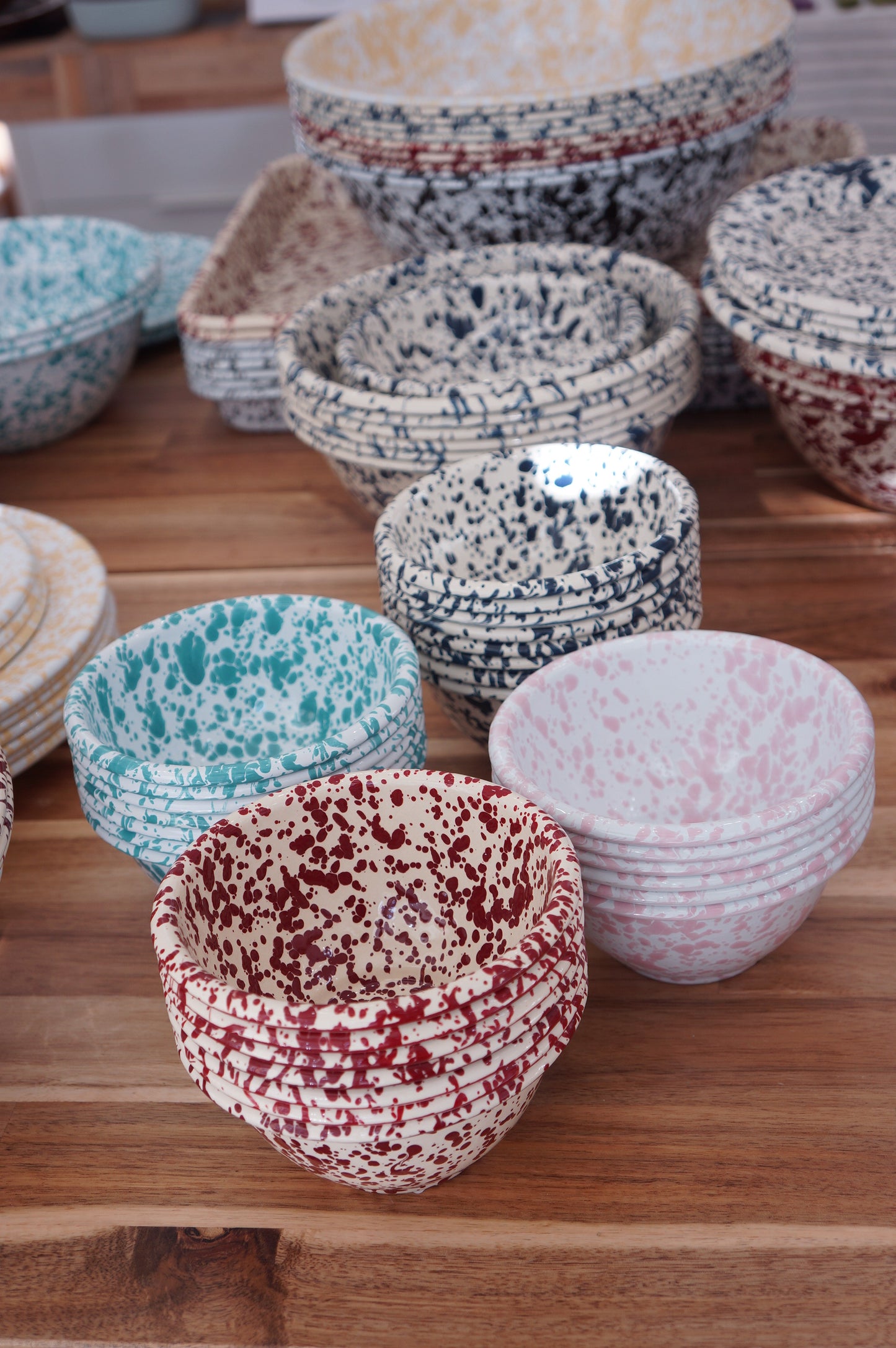 Crow Canyon | Splatter Series Splatter Footed Bowl (4 Styles)