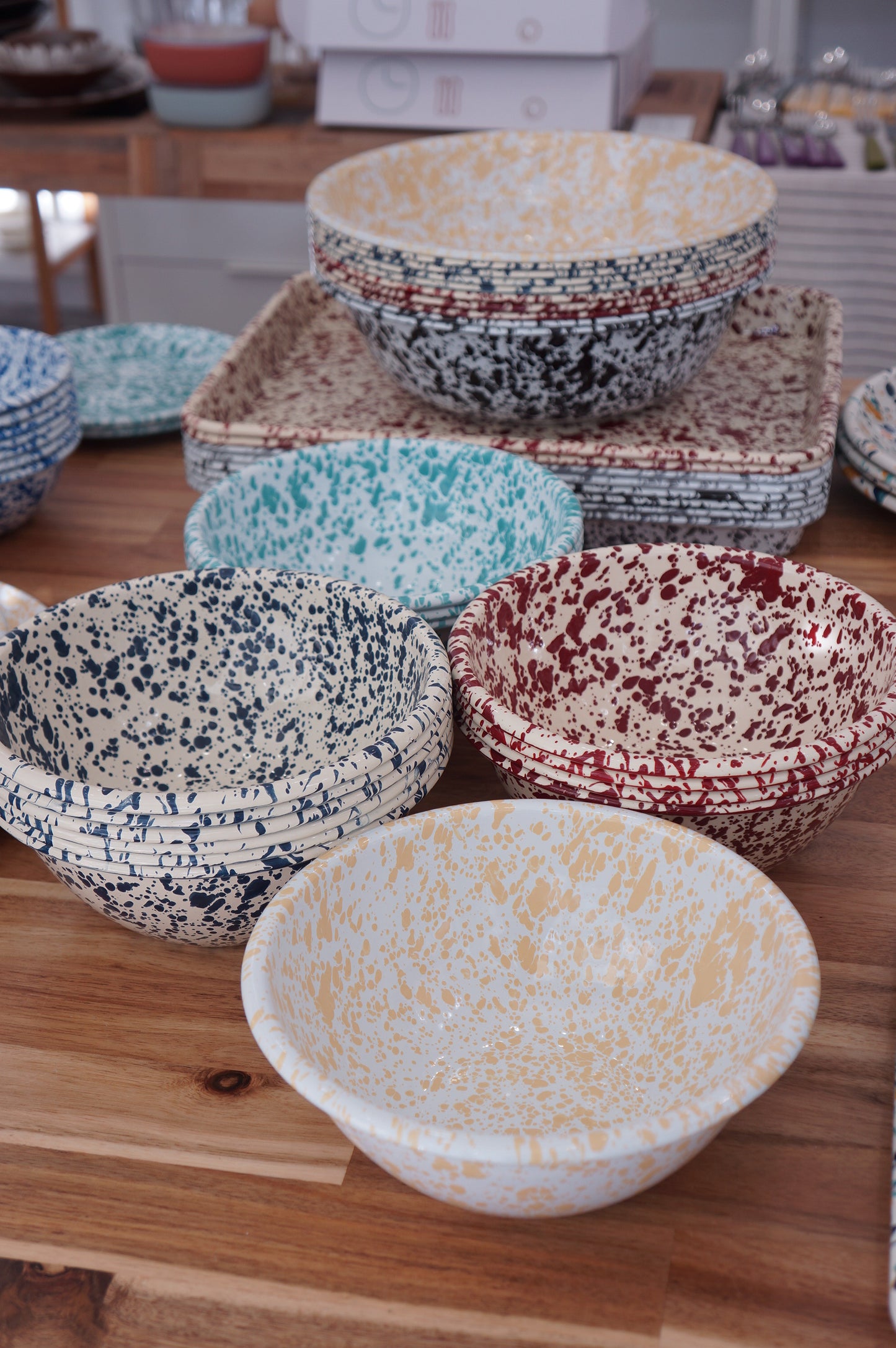 Crow Canyon | Splatter Series Serving Bowl (5 Styles)