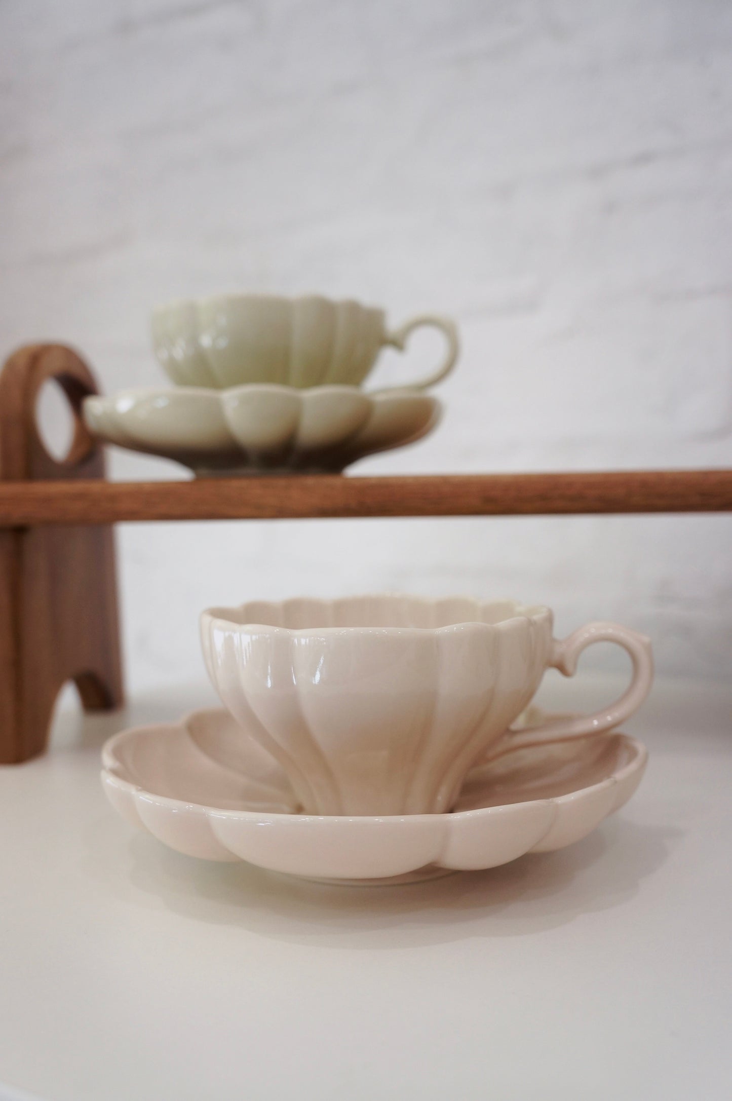 Studio M' | Le Bouquet Cup & Saucer Set (Pink)