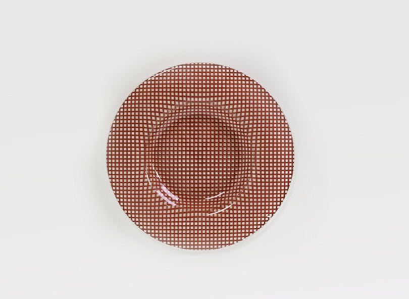 Eding | checky series dessert plate