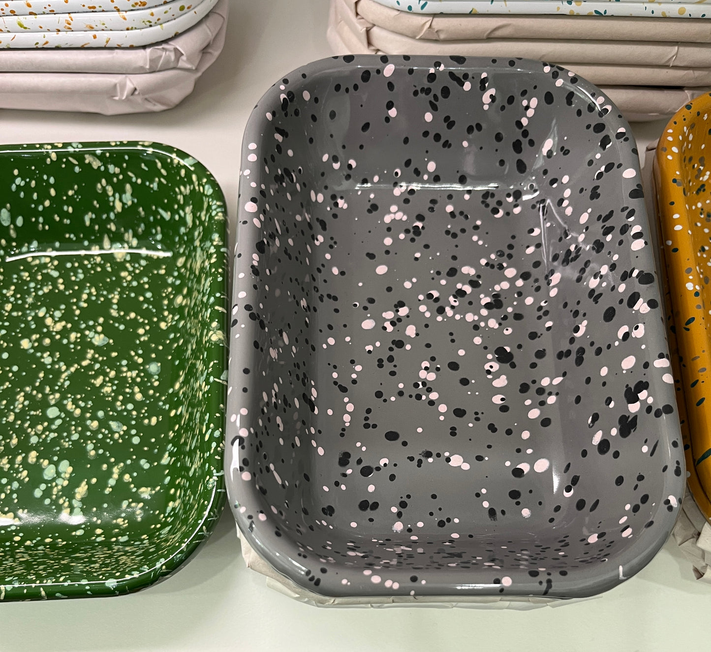 Eding | Milkyway Enamelware Small Rectangle Tray