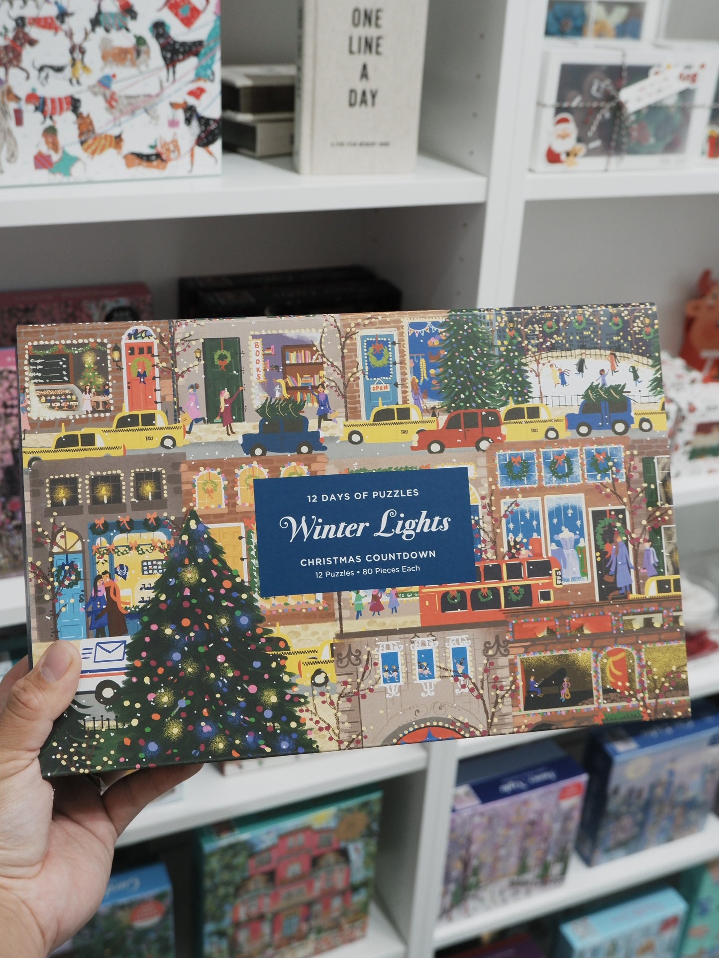 Galison - Winter Lights 12 Dayd of Puzzles Holiday Countdown